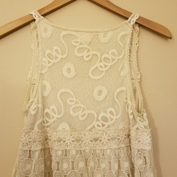 Boho Lace Mini Dress - Picture 7 of 8
